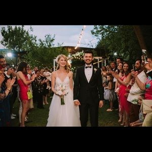 Helenistic Custom Made Wedding Dress Size 2-4